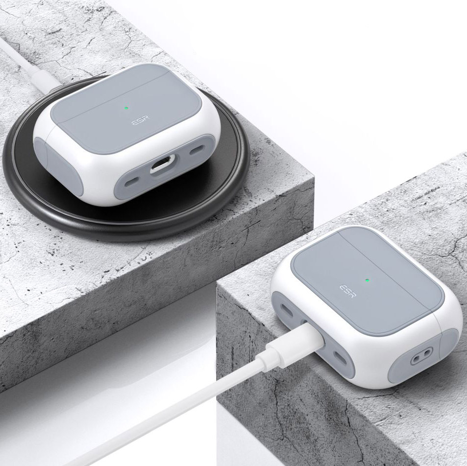 Etui ESR Orbit HaloLock MagSafe do AirPods Pro 1 / 2, białe